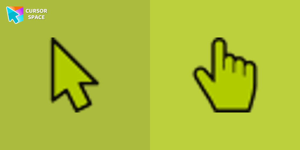 Light Green Cursor cursor pack
